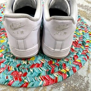 Mens Nike Air Force ones all white clean new size 8.5